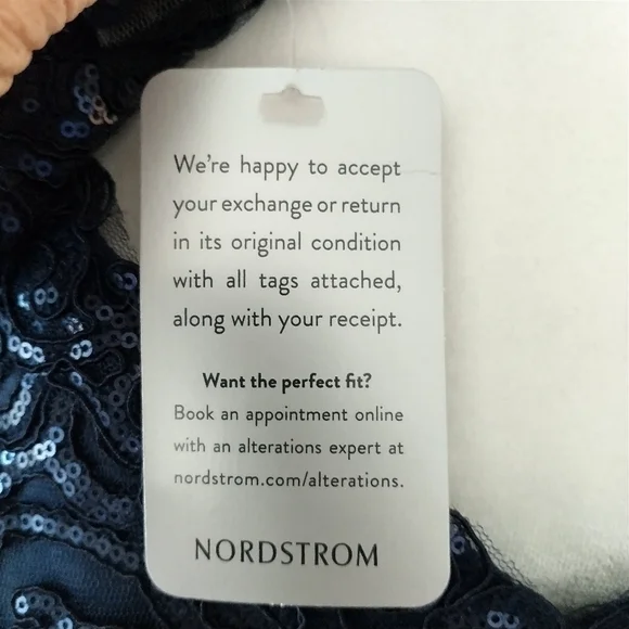 Tadashi Shoji  "Allyson" Navy  Embroidery Bodice Evening Gown 14 New With Tags - Picture 9 of 15